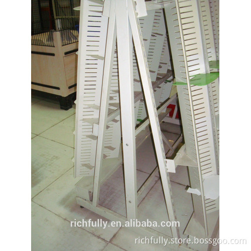 Supermarket book rack, bookstore bookcase, Library book shelf